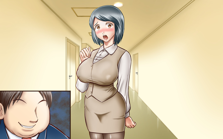 NIJIIRO TYA^HAN TEI] A Plain Coworker Is Actually A True Slut And Demands To Be R*ped By Me!?
