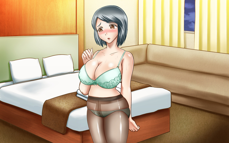 NIJIIRO TYA^HAN TEI] A Plain Coworker Is Actually A True Slut And Demands To Be R*ped By Me!?
