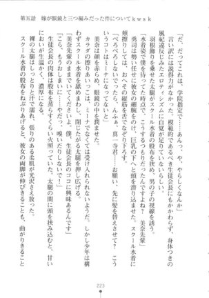 Netgame no Yome ga Seitokaichou Datta Ken ni Tsuite - Page 224