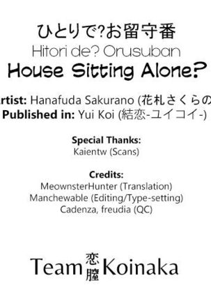 House Sitting Alone Page #26