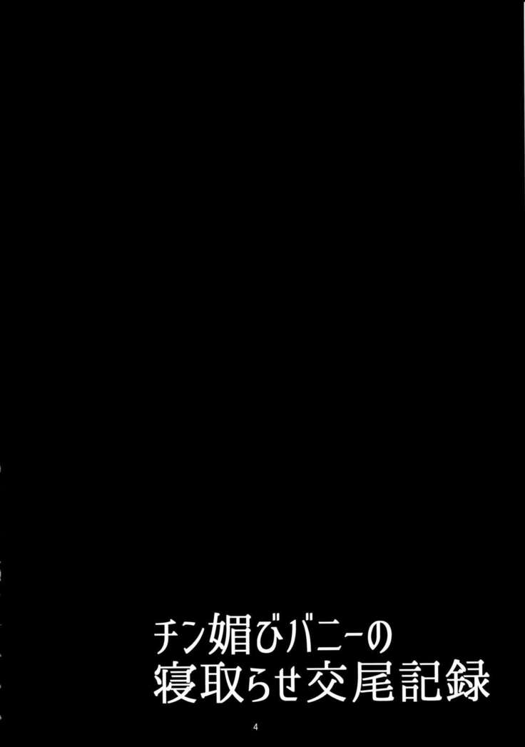 Chin Kobi Bunny no Netorase Koubi Kiroku