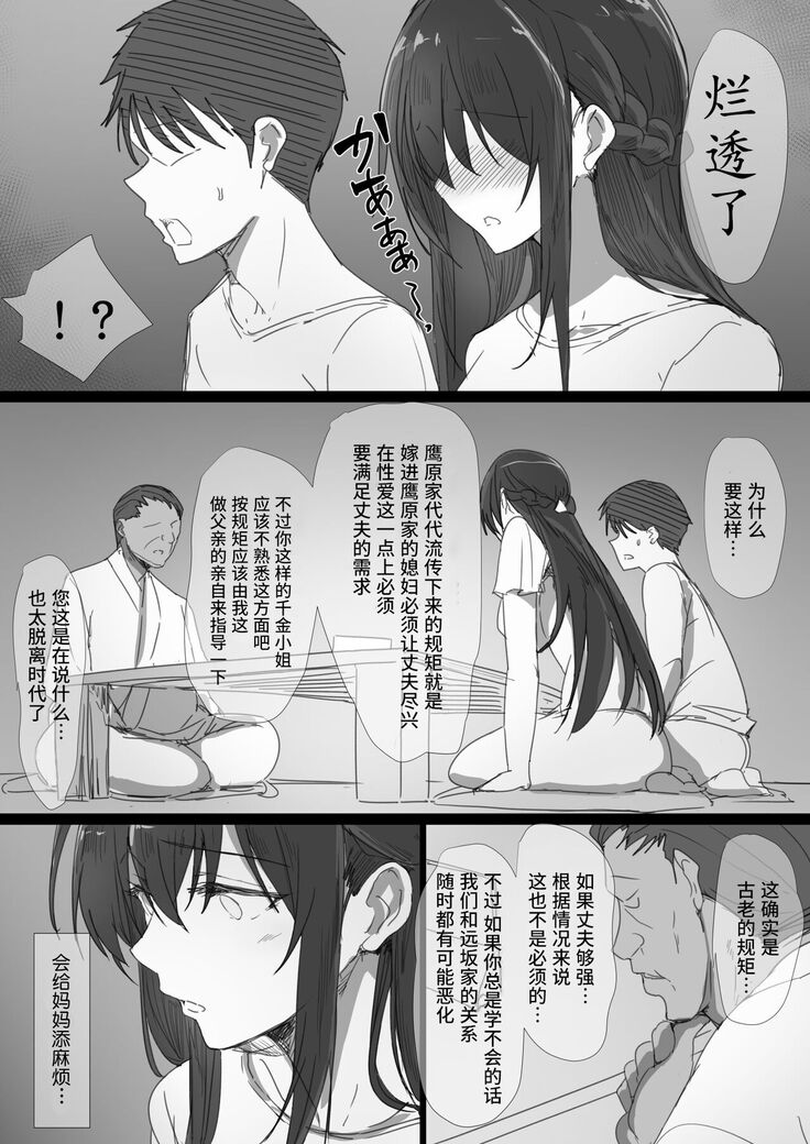 Ki ga Tsuyoi Seiso na Hitozuma Reijou ga Netorareru made no Ichibu Shijuu | 坚贞不屈的清纯人妻大小姐移情别恋的全部经过