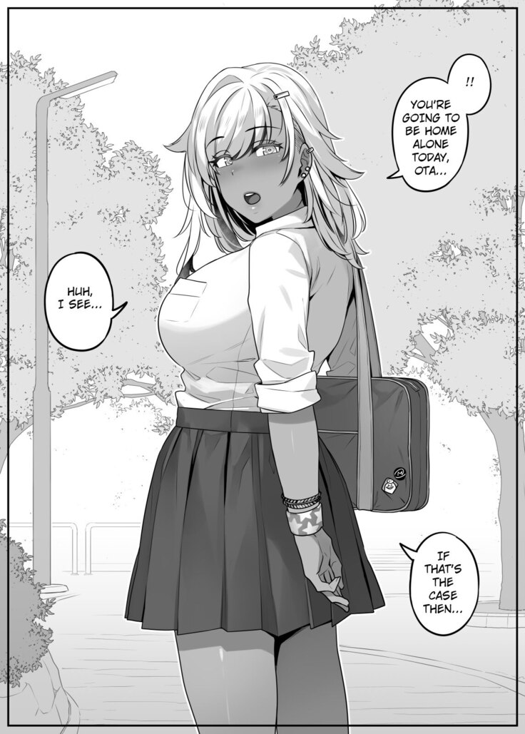 The story of a brown gal who loves otaku-kun