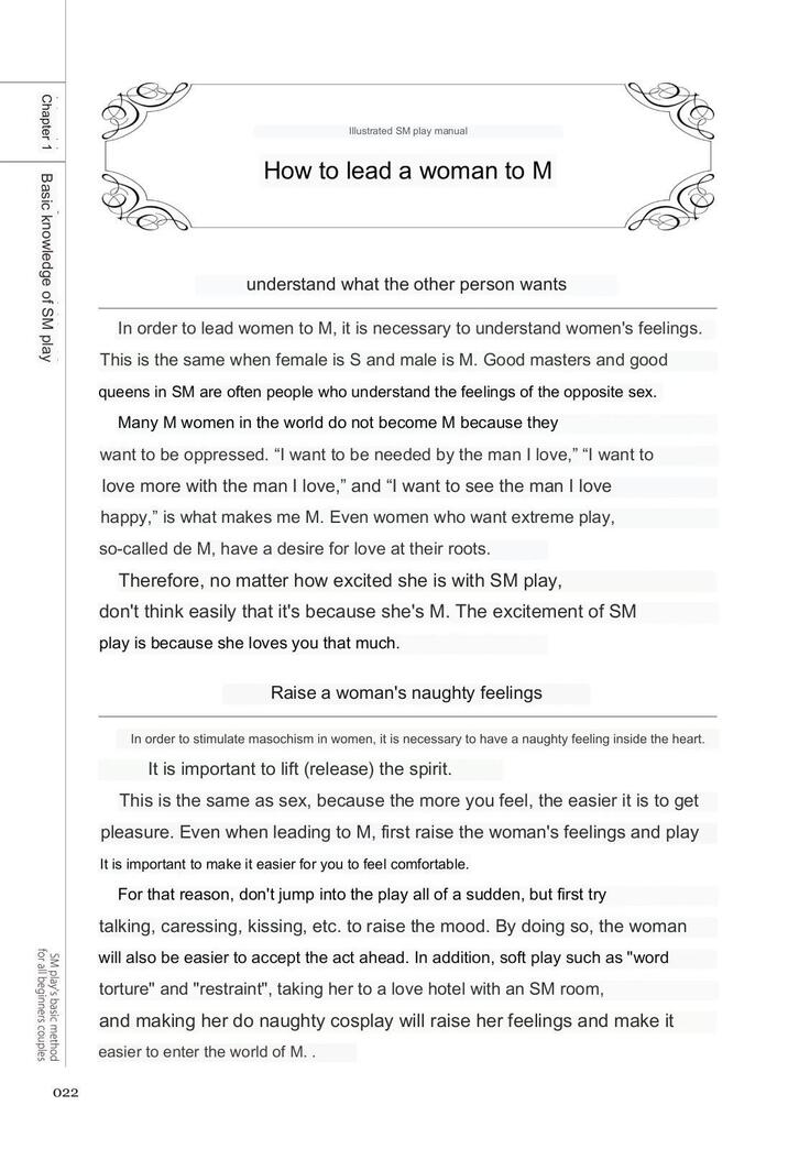 SM play manual