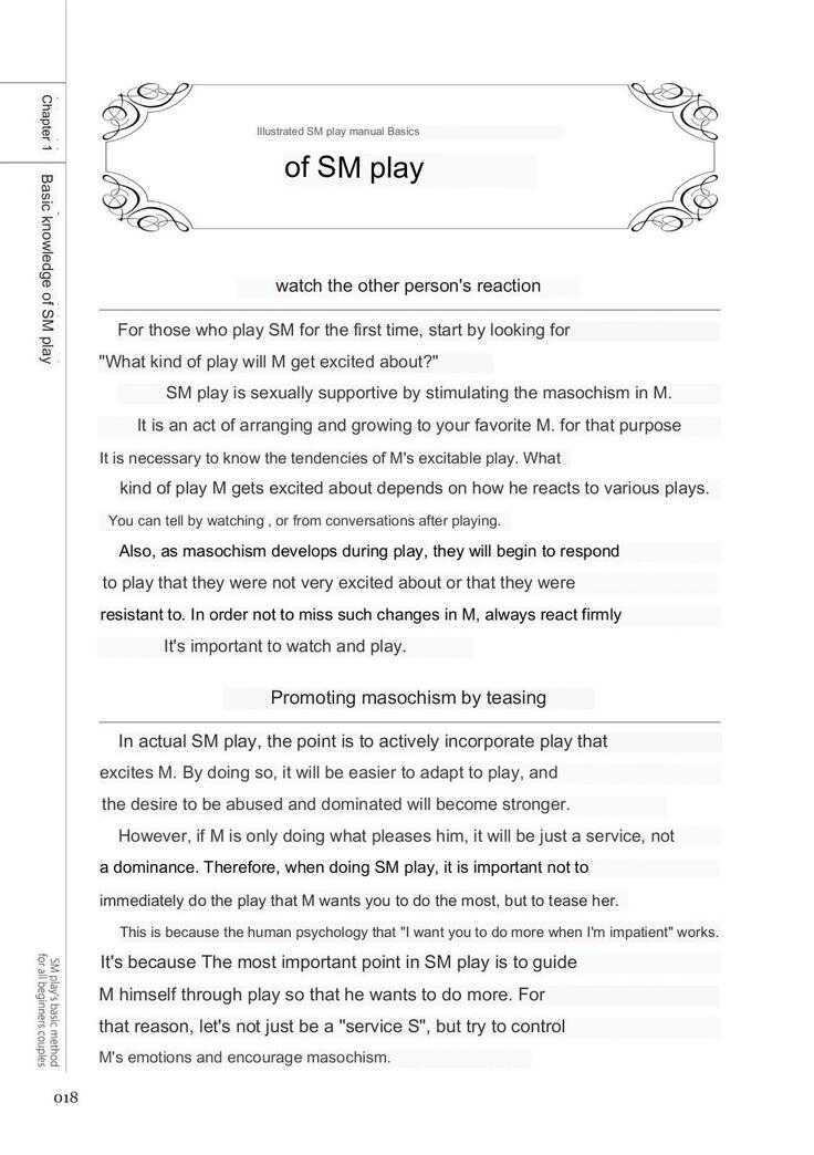 SM play manual