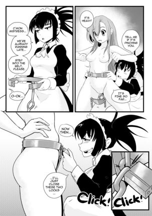 I Was Caught Masturbating by My Maid and She Locked Me in a Chastity Belt! Page #5