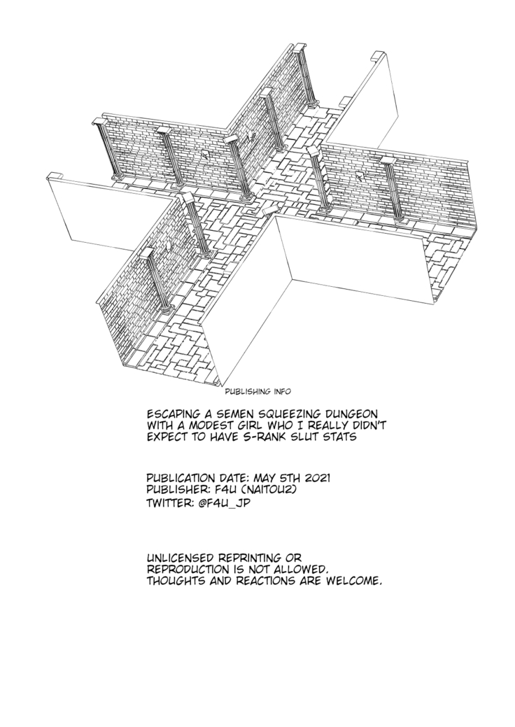 Sakusei Dungeon Kouryaku ni Mukanai Jimiko no S-kyuu Dosukebe Status | Escaping a semen squeezing dungeon with a modest girl who I really didn't expect to have S-rank slut stats
