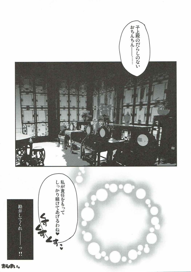 私にそんなに足でおしおきされたいの?