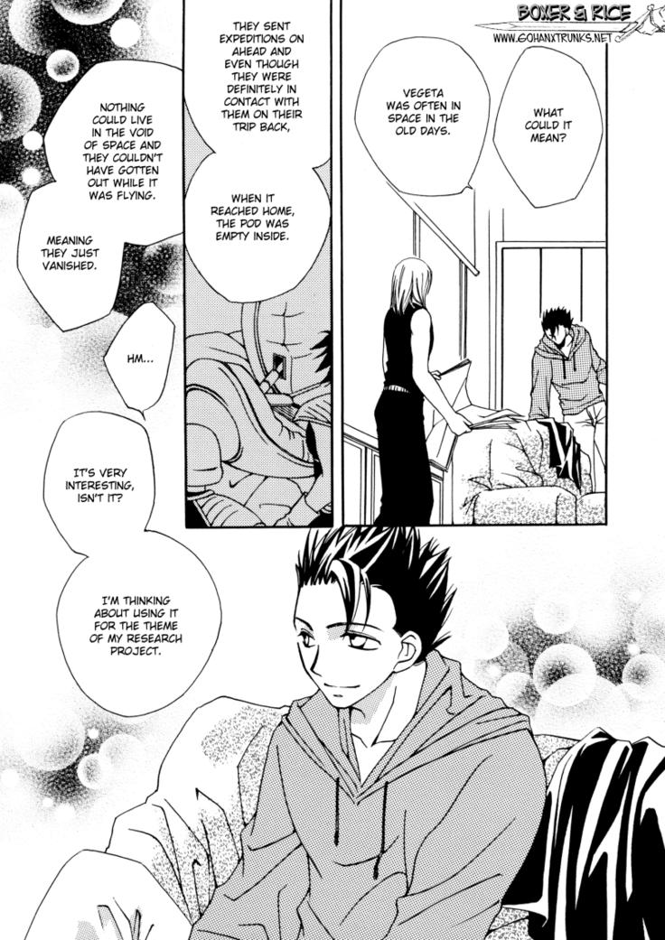 GHOST (Dragonball Z) [Gohan X Mirai Trunks + Tentacles] YAOI -ENG-