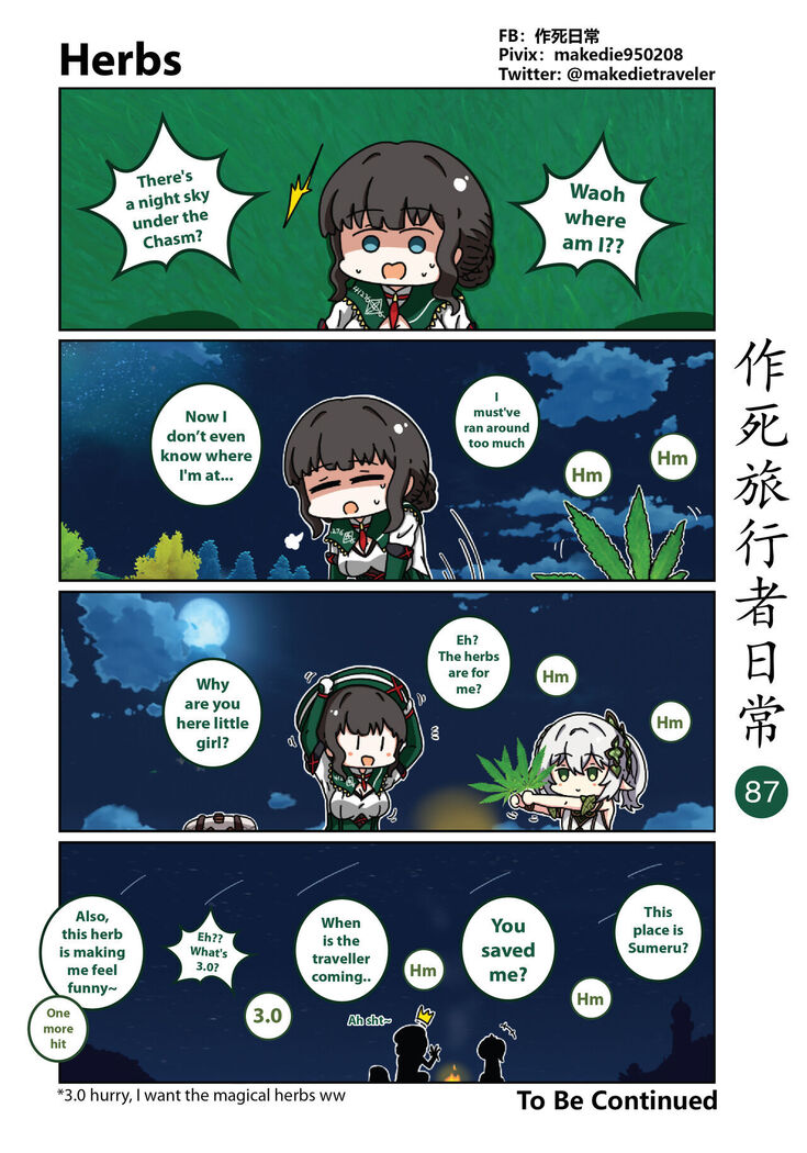 Makedie traveler daily life