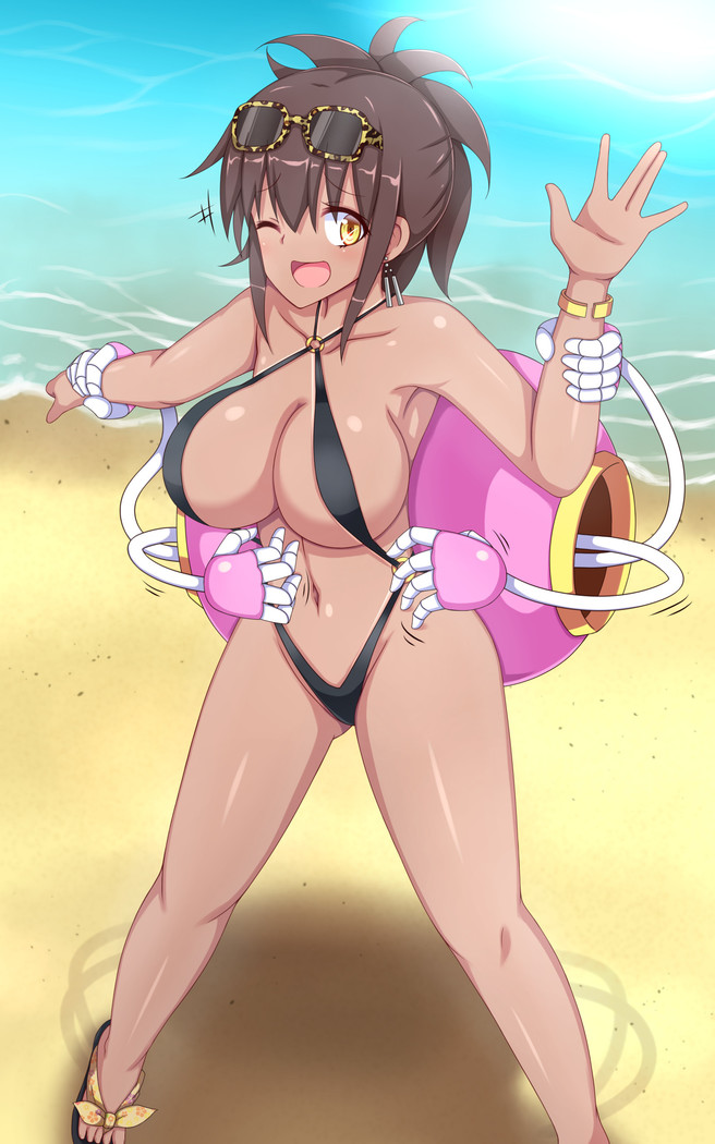 くすぐりロボかん真夏の日焼けガール編