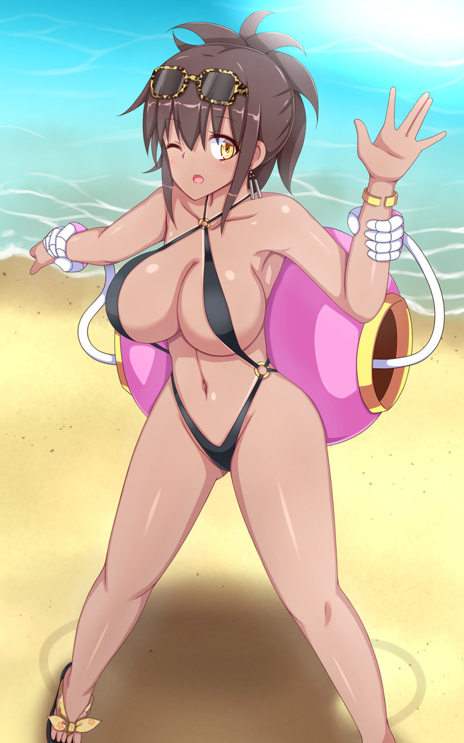 くすぐりロボかん真夏の日焼けガール編