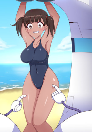 くすぐりロボかん真夏の日焼けガール編 Page #150