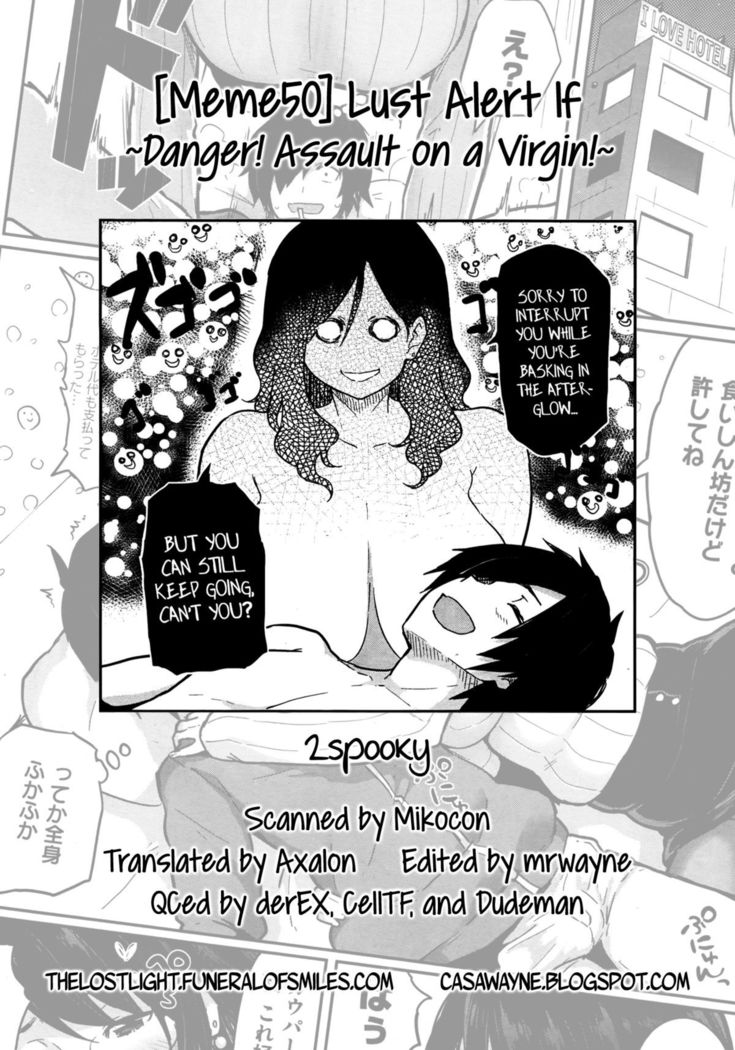 Hatsujou Keihou if... ~Pinchi! Doutei no Kyoushuu! no Maki~| Lust Alert If... ~Danger! Assault on a Virgin!~   =TLL + CW=