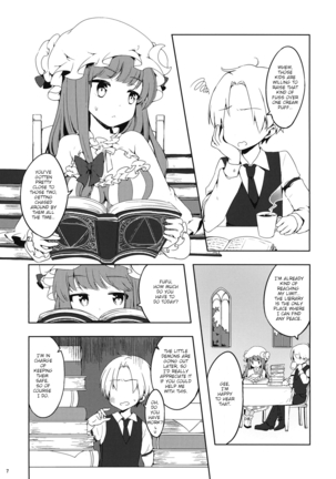 Patchouli-san ni Yowami o Nigiraretai Page #6