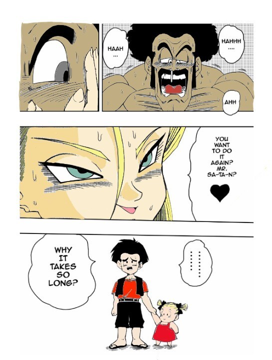 18-gou to Mister Satan!! Seiteki Sentou! | Android N18 and Mr. Satan!! Sexual Intercourse Between Fighters!