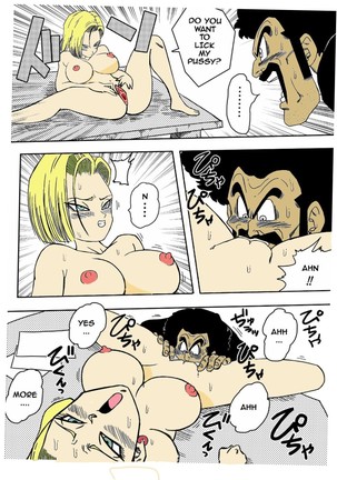 18-gou to Mister Satan!! Seiteki Sentou! | Android N18 and Mr. Satan!! Sexual Intercourse Between Fighters! Page #9