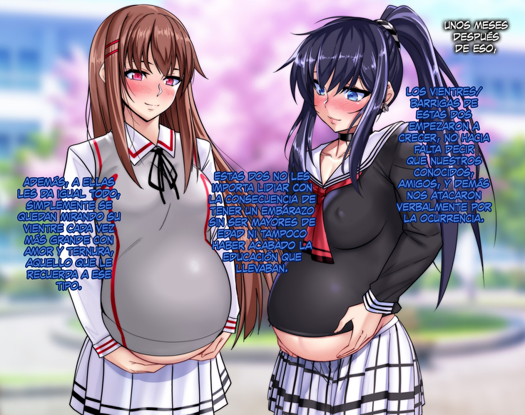 Hasta que mi amiga de la infancia sea mancillada en los brazos de otro hombre frente a mis ojos ~Concibiendo él Bebe de Senpai~