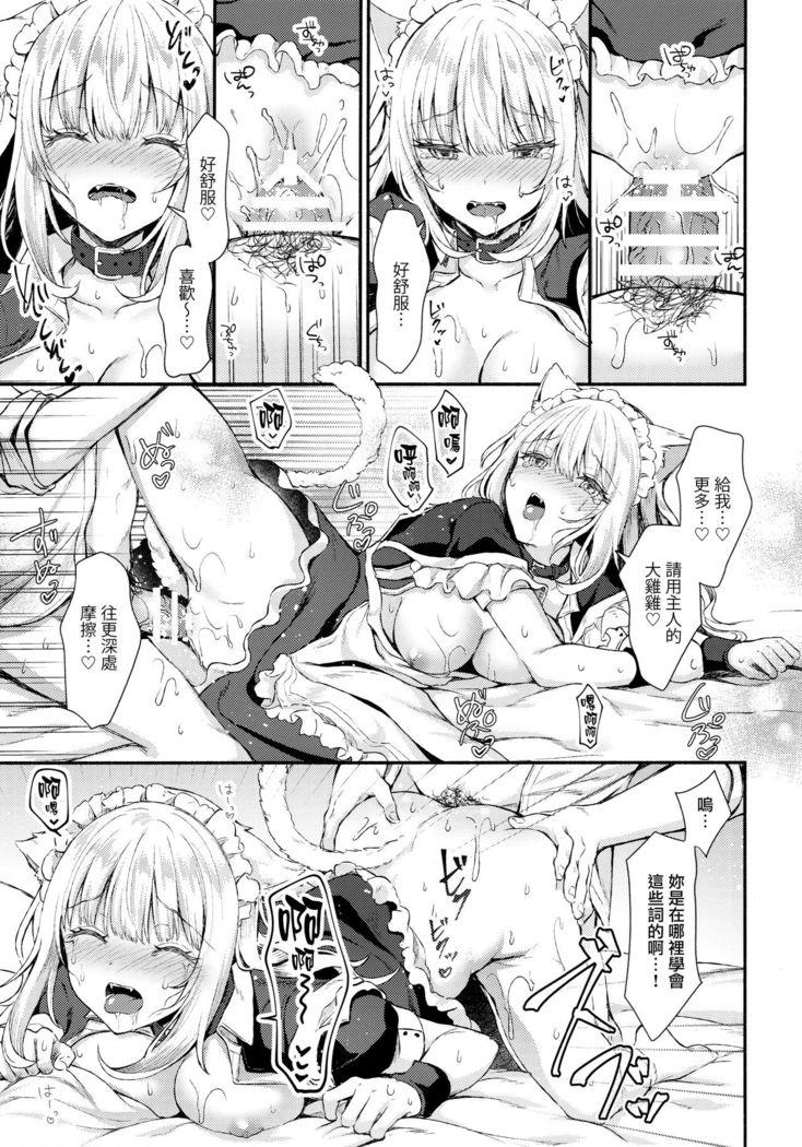 Moto Dorei no Nekomimi Maid to Shiawase Ecchi Suru Hon