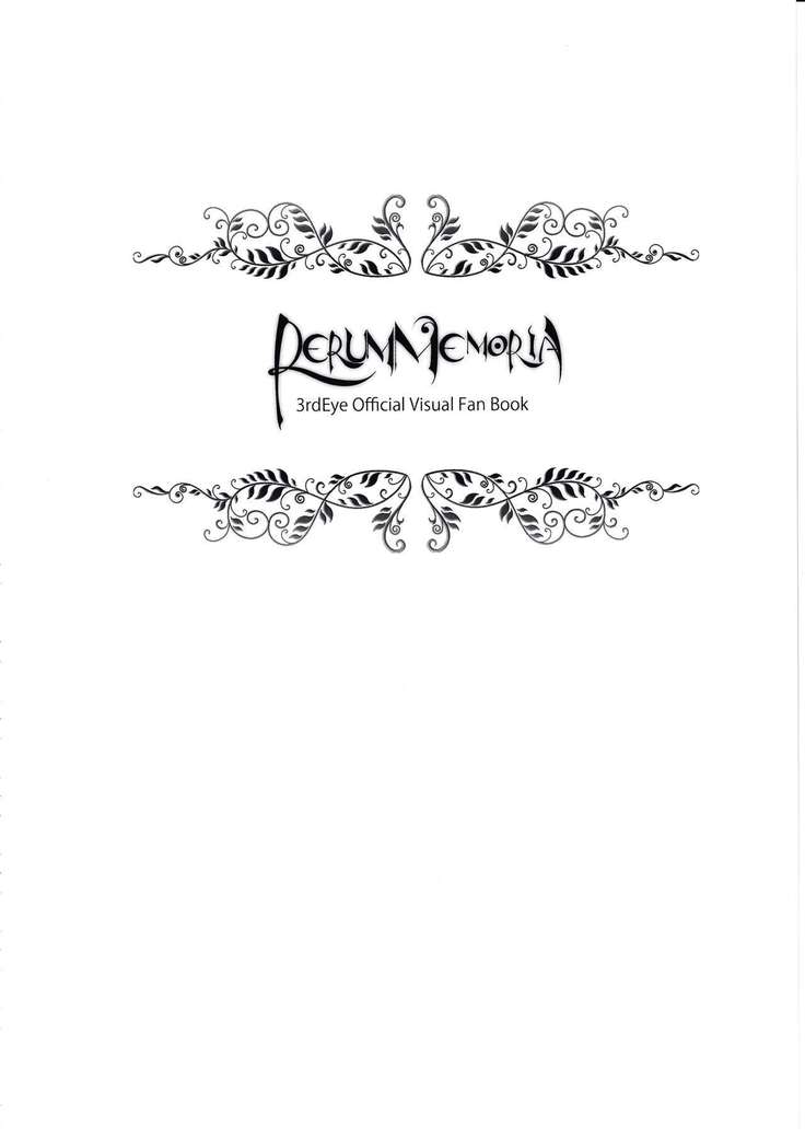 3rdEye Official Visual Fan Book RERUM MEMORIA