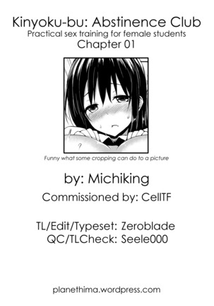 Kinyoku-bu ~Joseito-tachi ni Choukyou Seikyouiku Jisshuu~ | Abstinence Club ~A Practical Sex Education for Female Students~ Ch. 1-4 Page #21