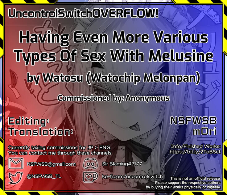 Melusine to Motto Iroiro Etchi Hon | Having Even More Various Types Of Sex With Melusine
