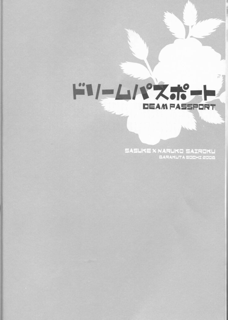 (C75) [Pierre (Garakuta Sochi)] Dream Passport (Naruto)[English] [Squigglesjp]ongoing