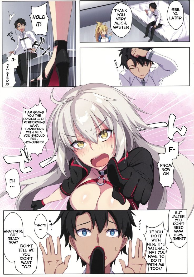 Jeanne Alter wa Maryoku Kyoukyuu o Shitai!? | Jeanne Alter Wants to Mana Transfer!?