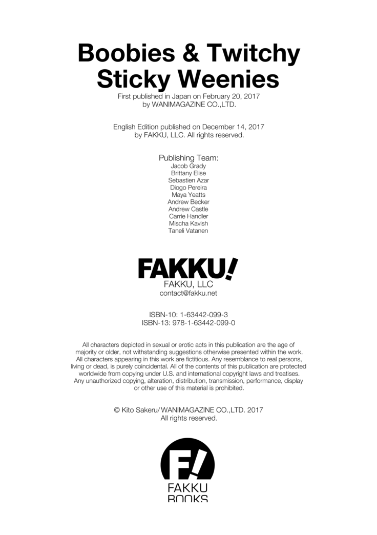 Boobies Twitchy Sticky Weenies