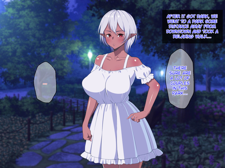 Ryuugakusei wa Kasshoku Bakunyuu Dark Elf! | The Transfer Student Is a Brown-Skinned Dark Elf with Huge Tits!