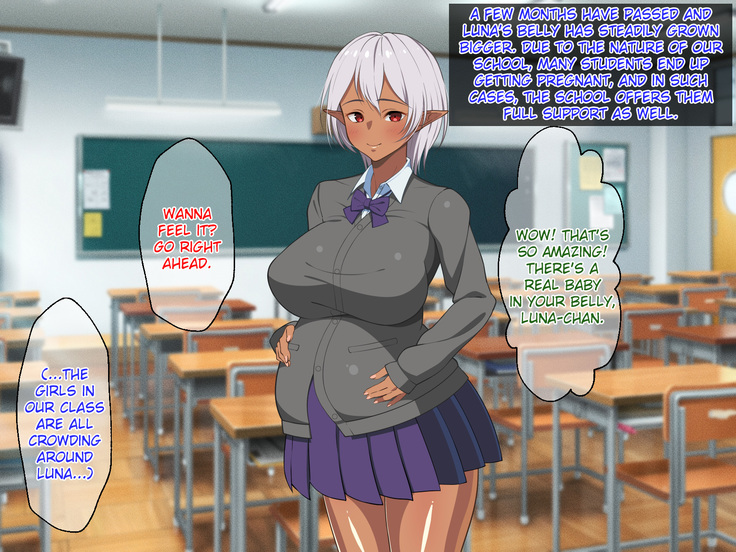 Ryuugakusei wa Kasshoku Bakunyuu Dark Elf! | The Transfer Student Is a Brown-Skinned Dark Elf with Huge Tits!