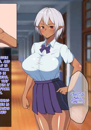 Ryuugakusei wa Kasshoku Bakunyuu Dark Elf! | The Transfer Student Is a Brown-Skinned Dark Elf with Huge Tits! Page #6