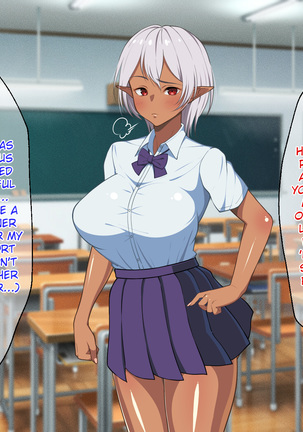 Ryuugakusei wa Kasshoku Bakunyuu Dark Elf! | The Transfer Student Is a Brown-Skinned Dark Elf with Huge Tits! Page #5