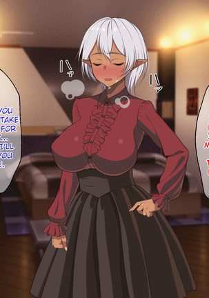 Ryuugakusei wa Kasshoku Bakunyuu Dark Elf! | The Transfer Student Is a Brown-Skinned Dark Elf with Huge Tits! Page #41