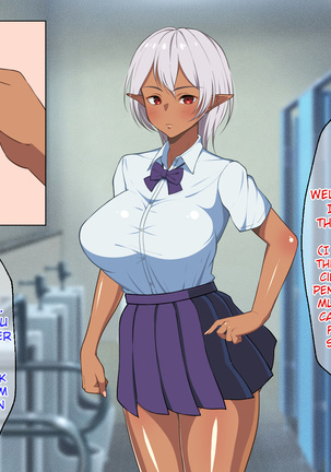 Ryuugakusei wa Kasshoku Bakunyuu Dark Elf! | The Transfer Student Is a Brown-Skinned Dark Elf with Huge Tits! - Page 14