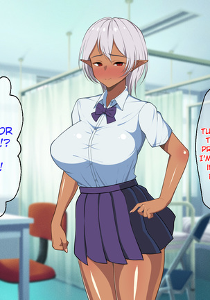 Ryuugakusei wa Kasshoku Bakunyuu Dark Elf! | The Transfer Student Is a Brown-Skinned Dark Elf with Huge Tits! Page #155
