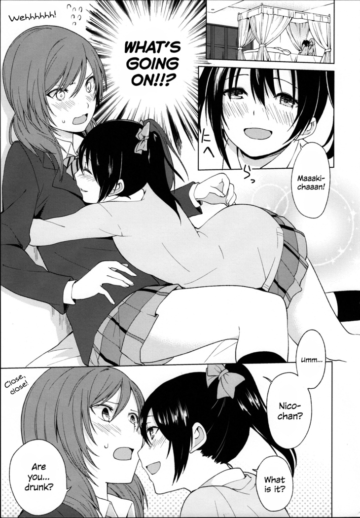 Nico-chan to Haeteru Maki-chan ga Ecchi na Koto Suru dake no Hon | A Book Where Nico-chan and Maki-chan With a Dick Do Sexy Things and Nothing Else