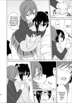 Nico-chan to Haeteru Maki-chan ga Ecchi na Koto Suru dake no Hon | A Book Where Nico-chan and Maki-chan With a Dick Do Sexy Things and Nothing Else Page #12
