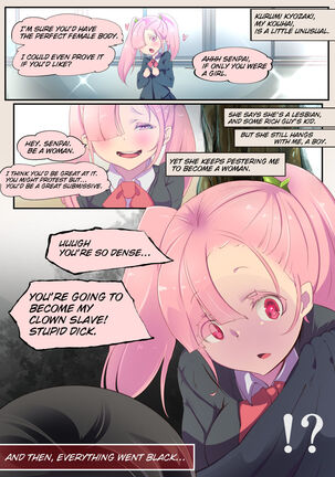 Confined By Kouhai-chan And Turned Into A Feminized Female Fallen Sex Slave In The Underworld -Trans Dark Bitch Clown- - Page 3