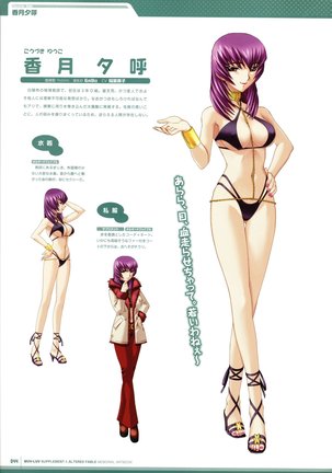 Muv-Luv Supplement & Altered Fable Memorial Art Book Page #46