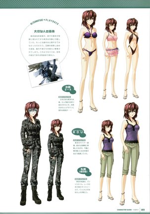 Muv-Luv Supplement & Altered Fable Memorial Art Book Page #61