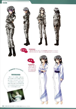 Muv-Luv Supplement & Altered Fable Memorial Art Book Page #30