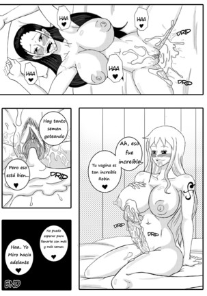 Robin x Nami: Reunión en el Thousand Sunny  Spanish] Reyfollador Page #15