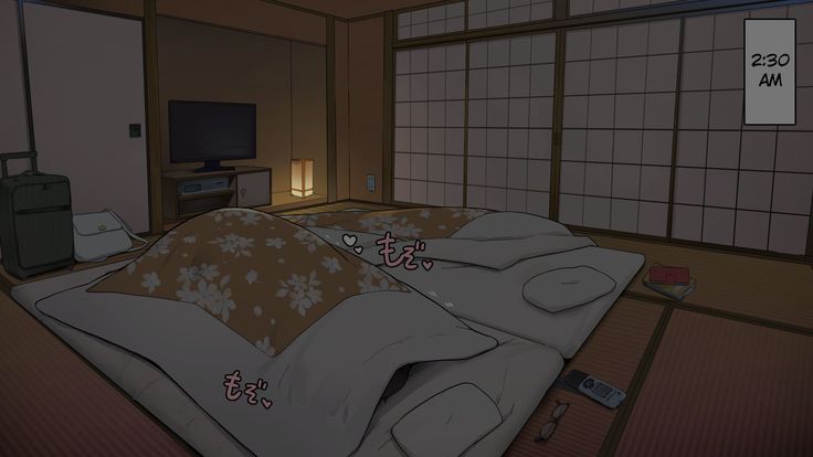 Onsenryokan nite Kanojo to Nemurenai Yoru, Anmoku no Ryoukai de Hajimaru Sex