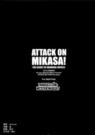 ATTACK ON MIKASA Page #3
