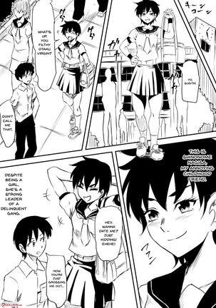 Onna Banchou Haiboku! Mesu Ochi! | A Girl Delinquent's Defeat! Falling And Becoming a Bitch! - Page 3