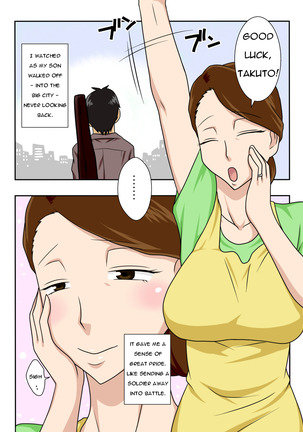 Kaette Kita Musuko ga Kinpatsu Yarichin | My Son Returned as a Blond Man-Slut - Page 3