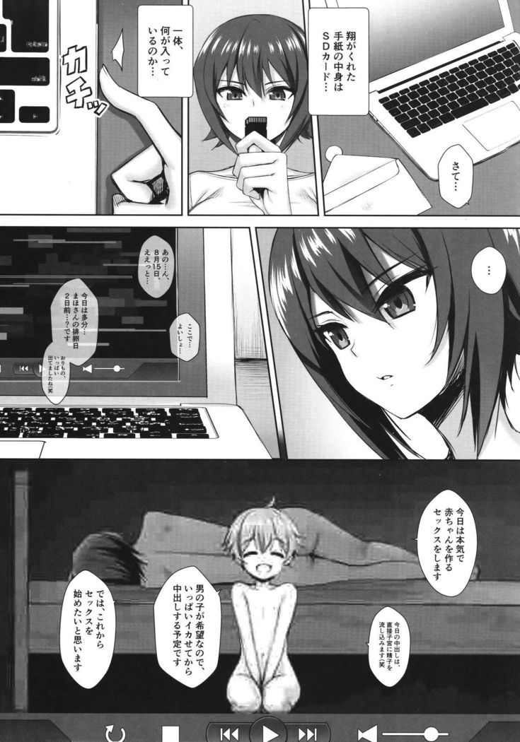 Nishizumi Maho no Suimin Kansatsu
