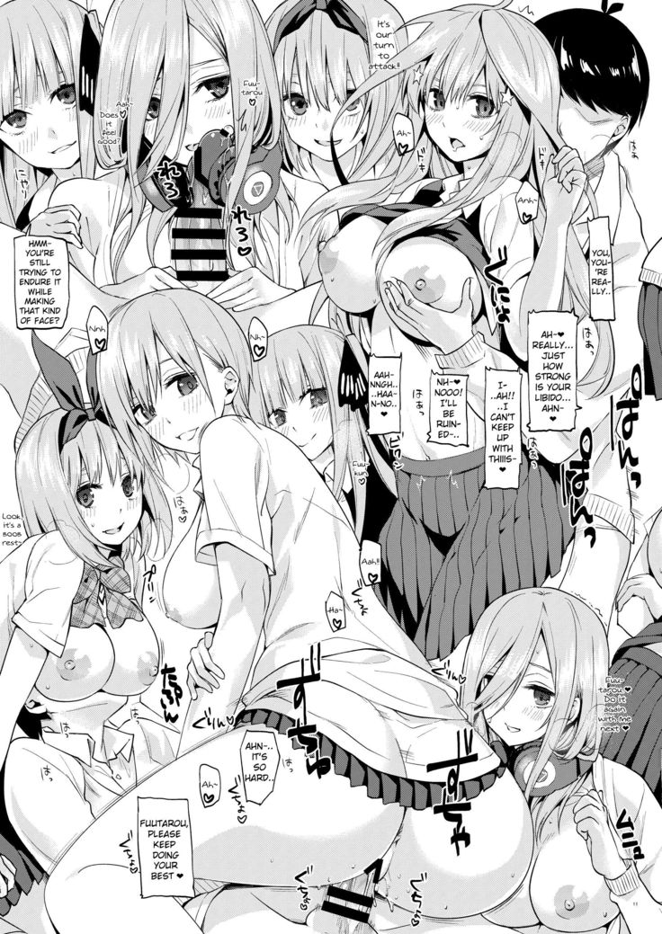 Gobun no Go -Nakano-ke Itsutsugo Harem END- | Five Fifths -Nakano Quintuplets' Harem END-