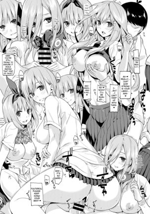 Gobun no Go -Nakano-ke Itsutsugo Harem END- | Five Fifths -Nakano Quintuplets' Harem END-